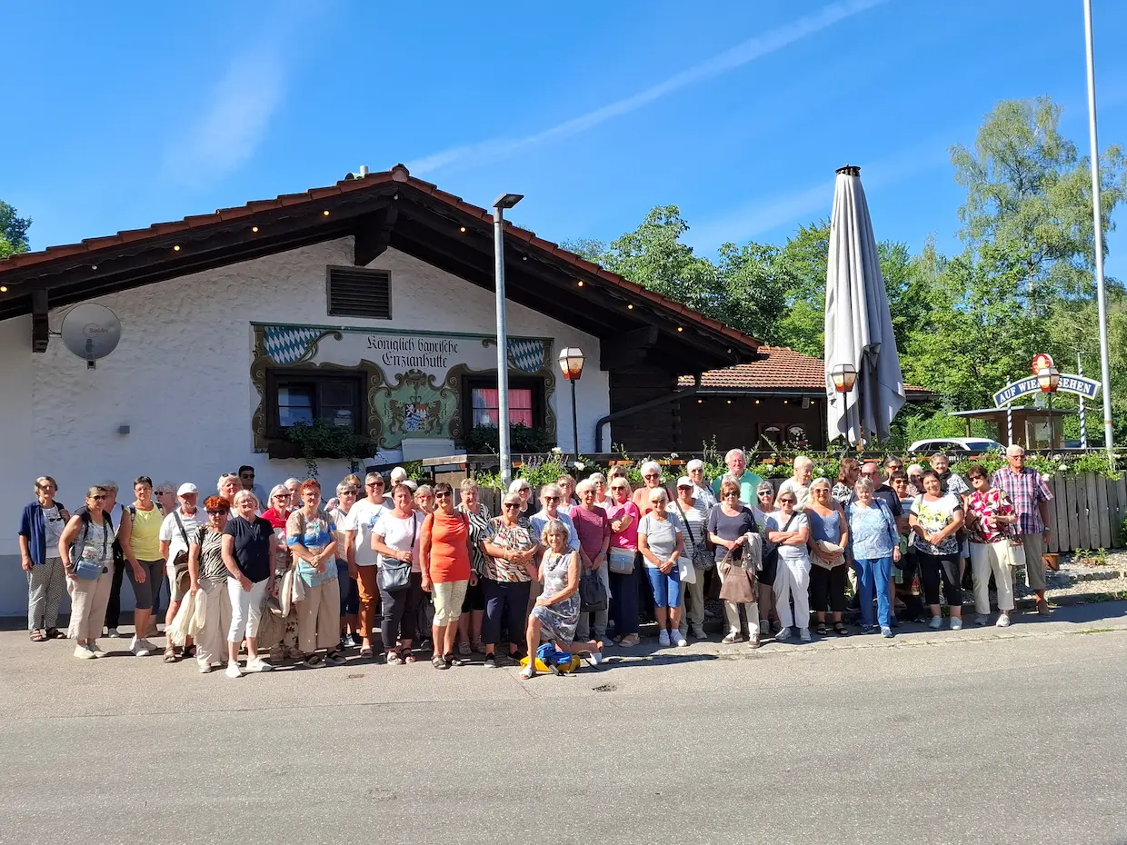 Mitglieder des Kneipp Aktiv-Clubs Dornbirn beim Tagesausflug zum Forggensee und nach Füssen