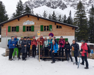 KAC Dornbirn - Winterwanderung zur Schattenlaganthütte