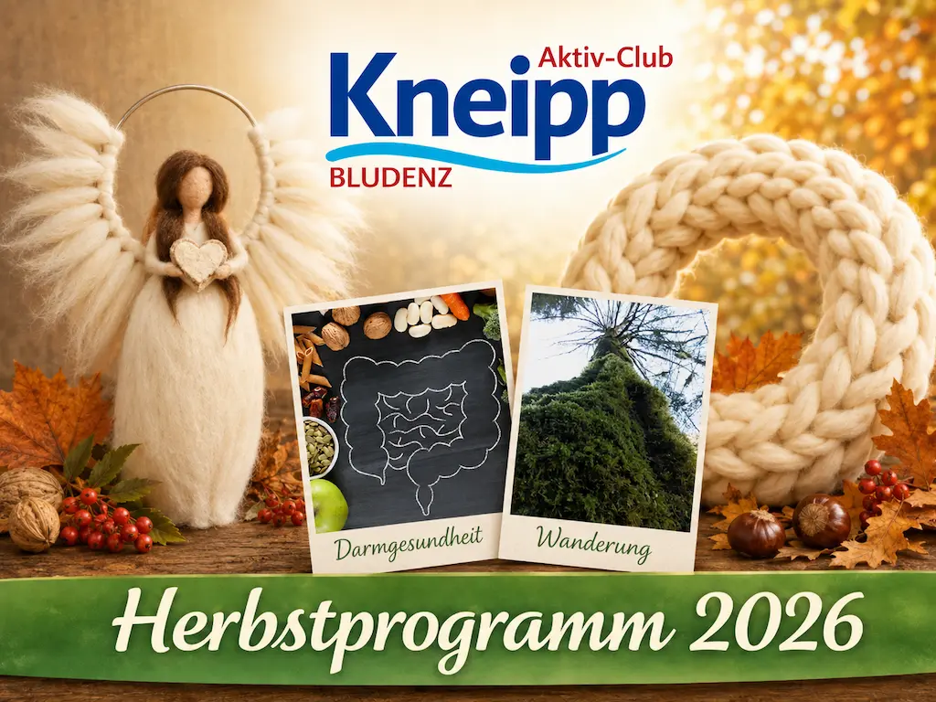 KAC Bludenz Herbstprogramm 2026 mit Bürserschlucht, Naturkosmetik und Wollkranz