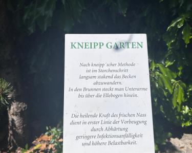 Kneipp-Erlebnis im Gasthof Innerwalten – Erfrischung nach der Motorradtour