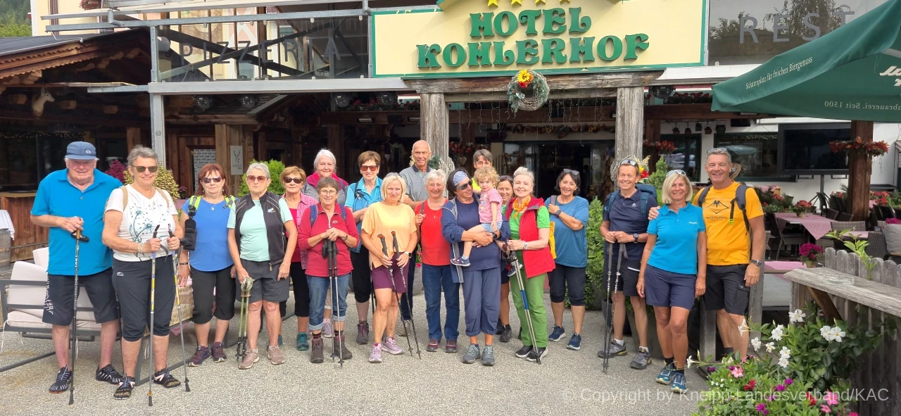 Wanderwoche des Kneipp Aktiv Club Götzis im Zillertal 2026