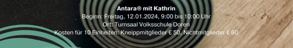 Frühjahrs Programm KAC Doren Hatha Yoga