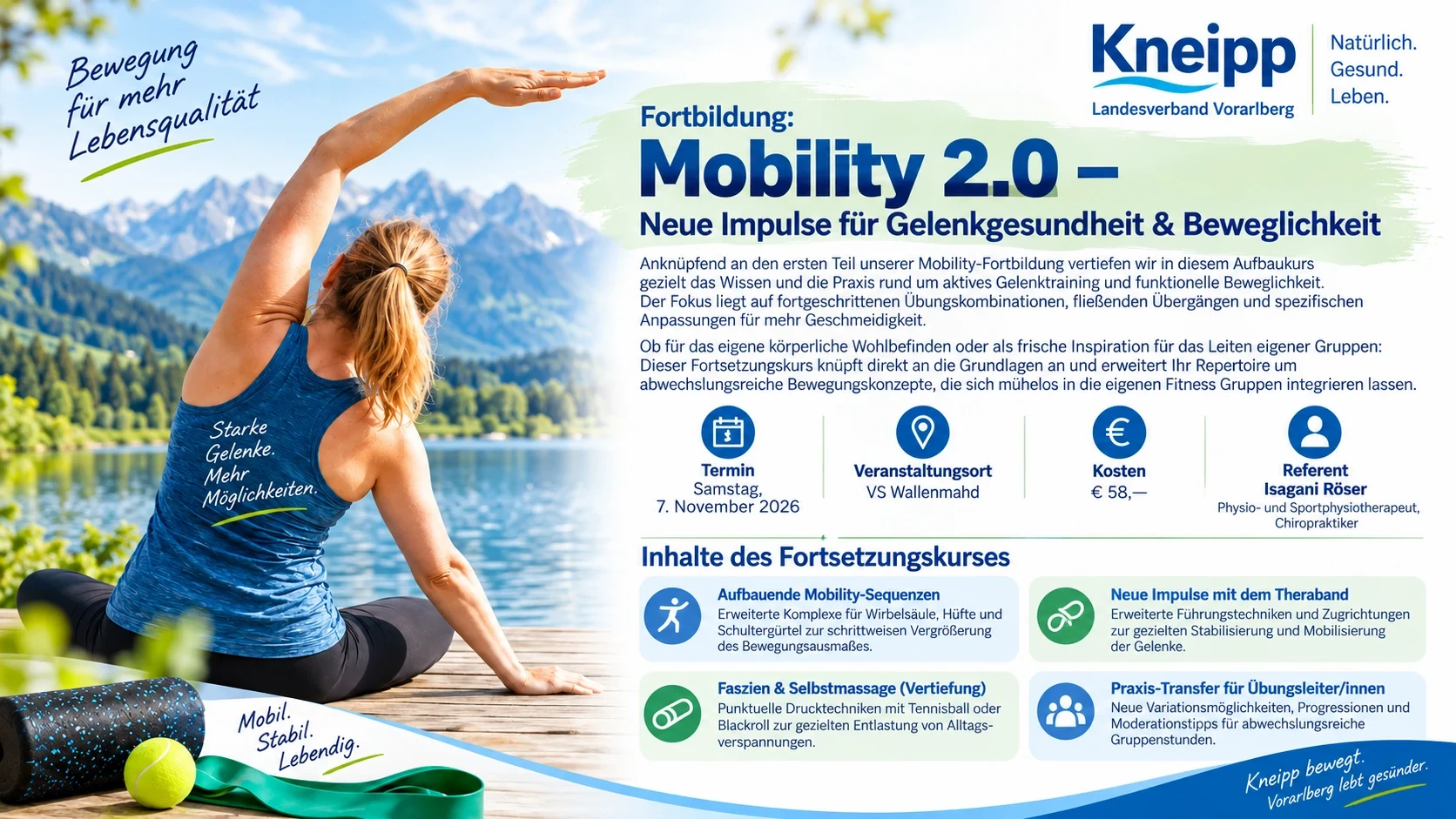 Mobility 2.0 – Neue Impulse für Gelenkgesundheit und Beweglichkeit