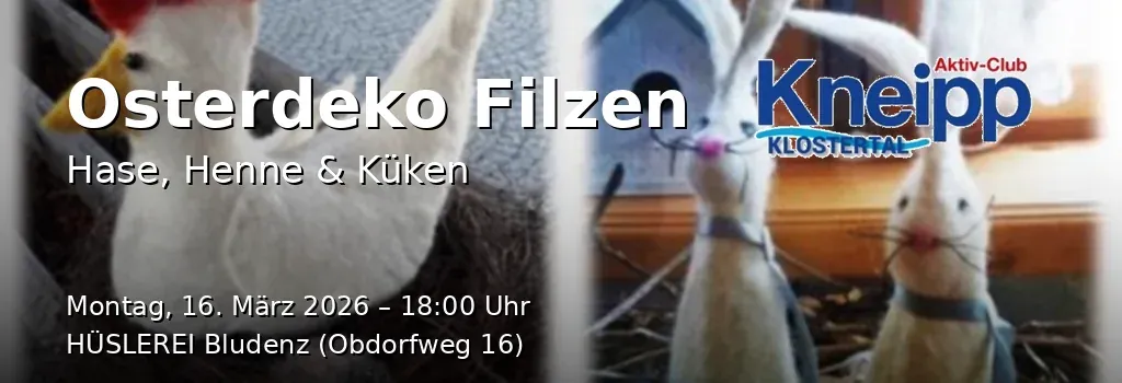 Osterdeko aus Filz